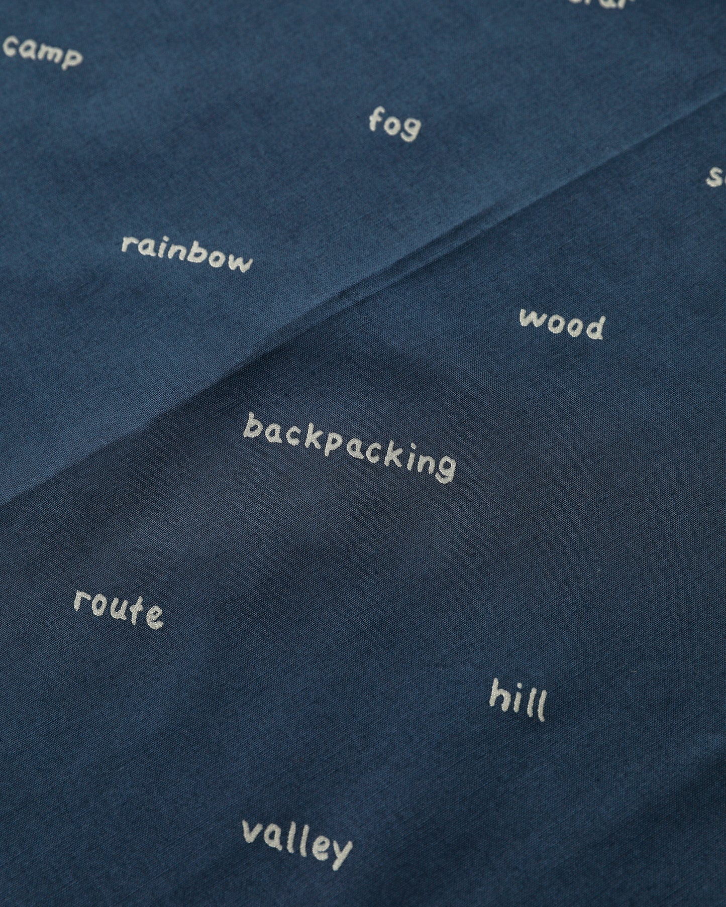 Reflective Words Bandanna Navy