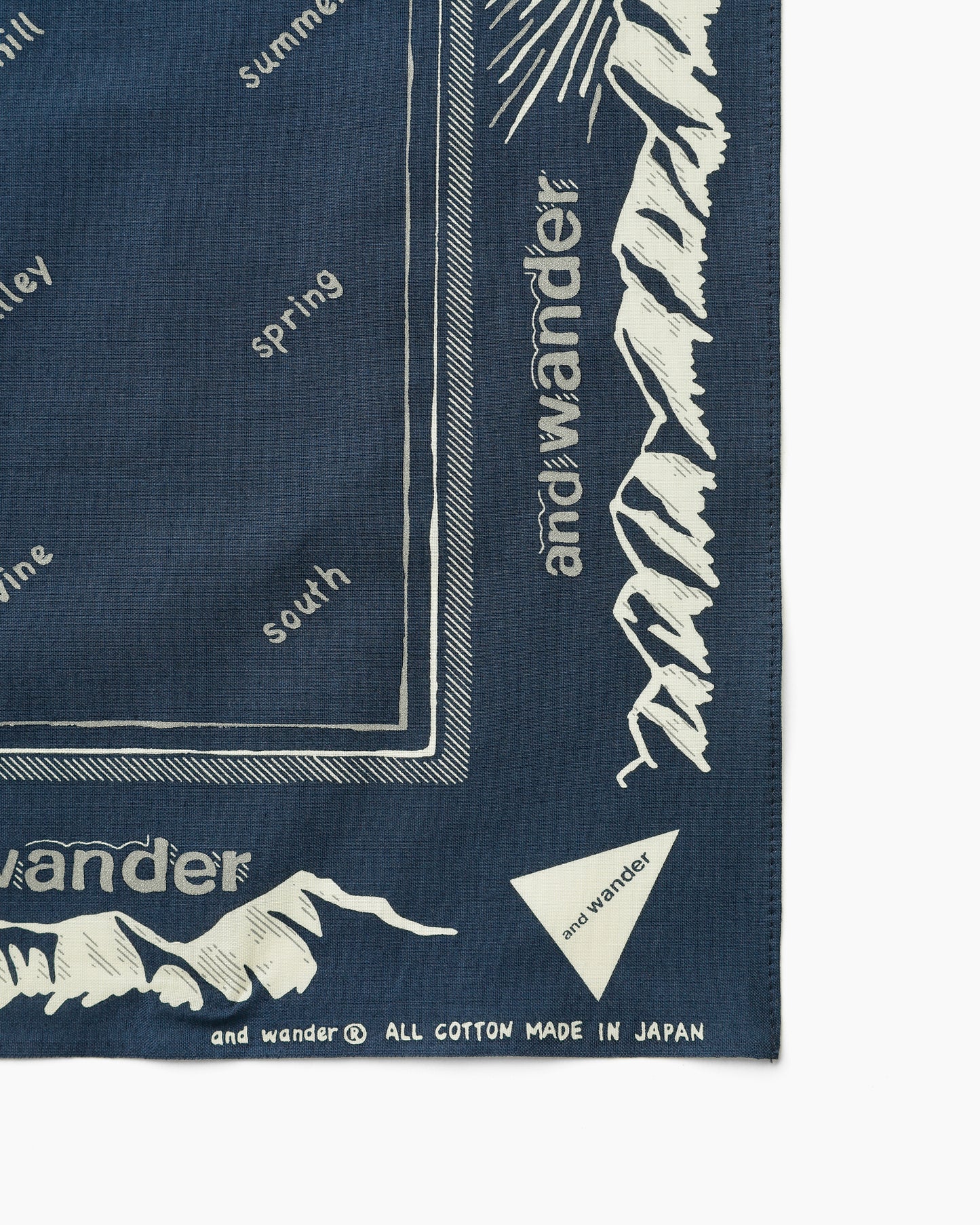 Reflective Words Bandanna Navy