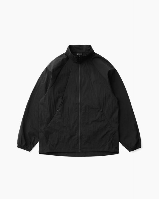 Sheer Nylon Wind Jacket Black