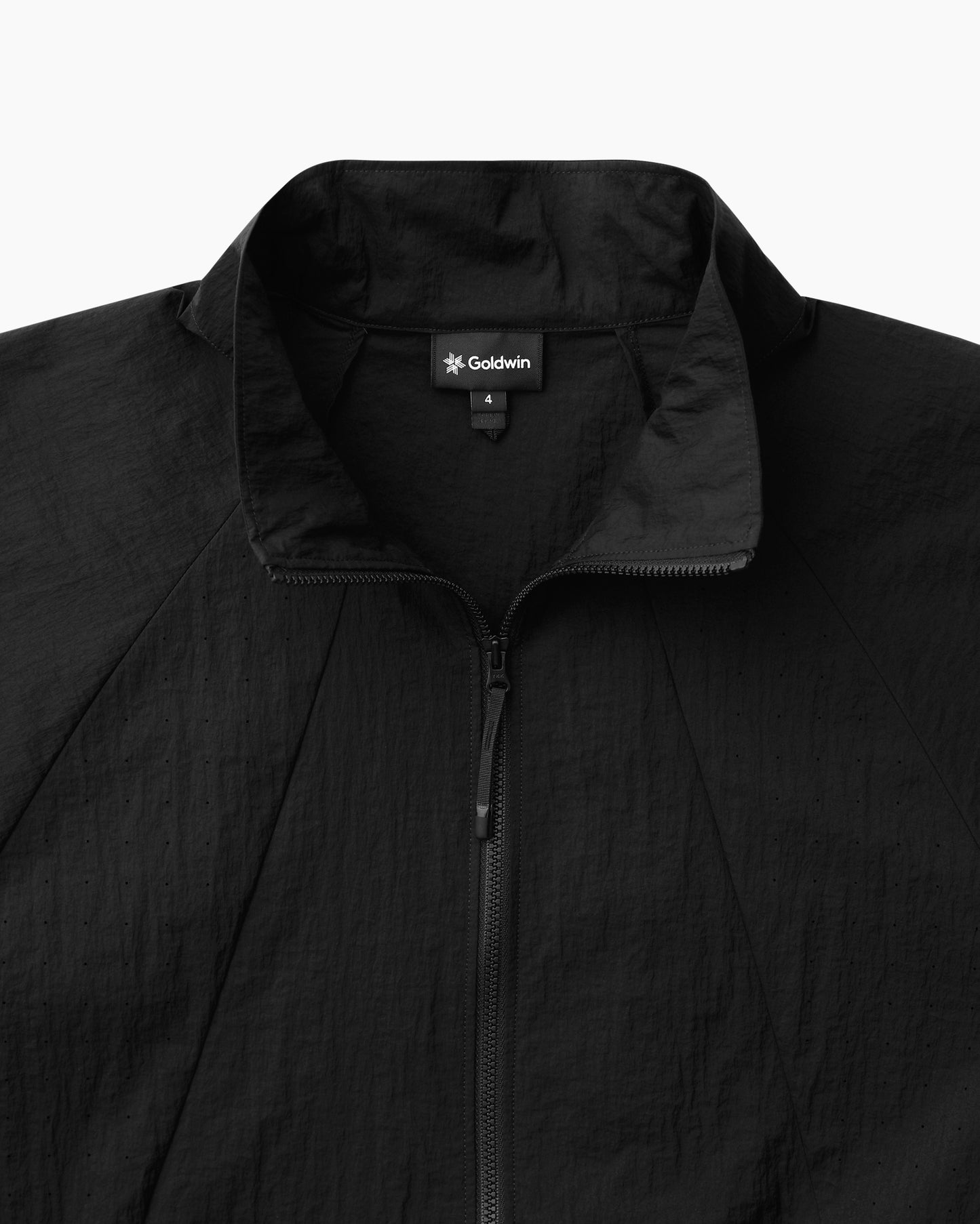 Sheer Nylon Wind Jacket Black