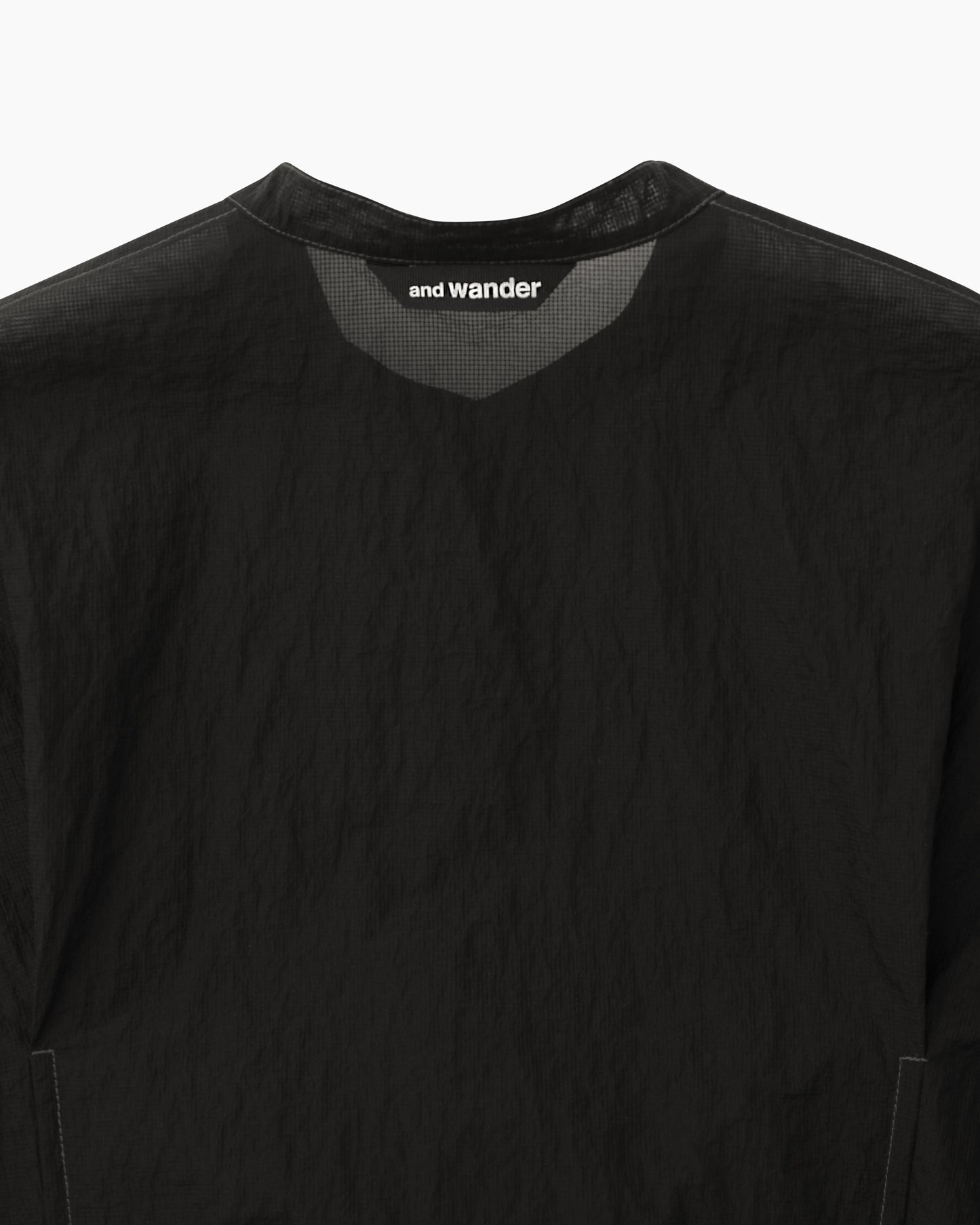 Sheer Ripstop LS Shirts (W) Black