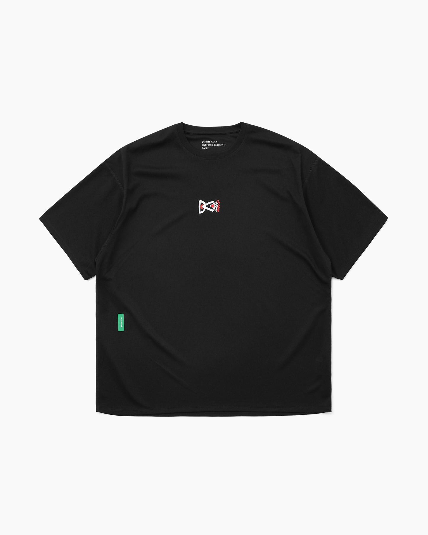 Short Sleeve Boxy Training Tee Black