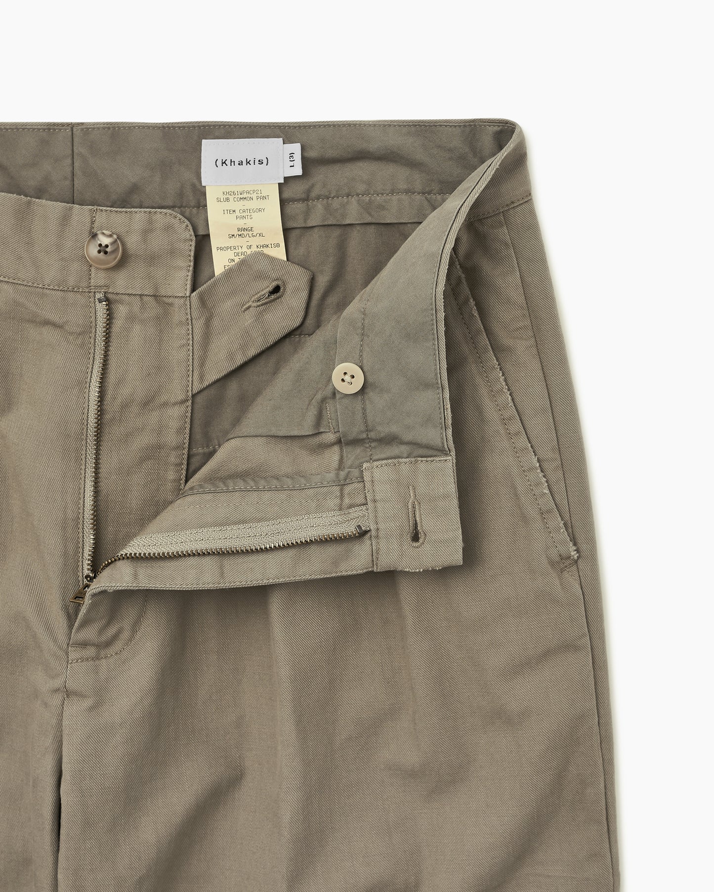 Slub Common Pant Covert Grey