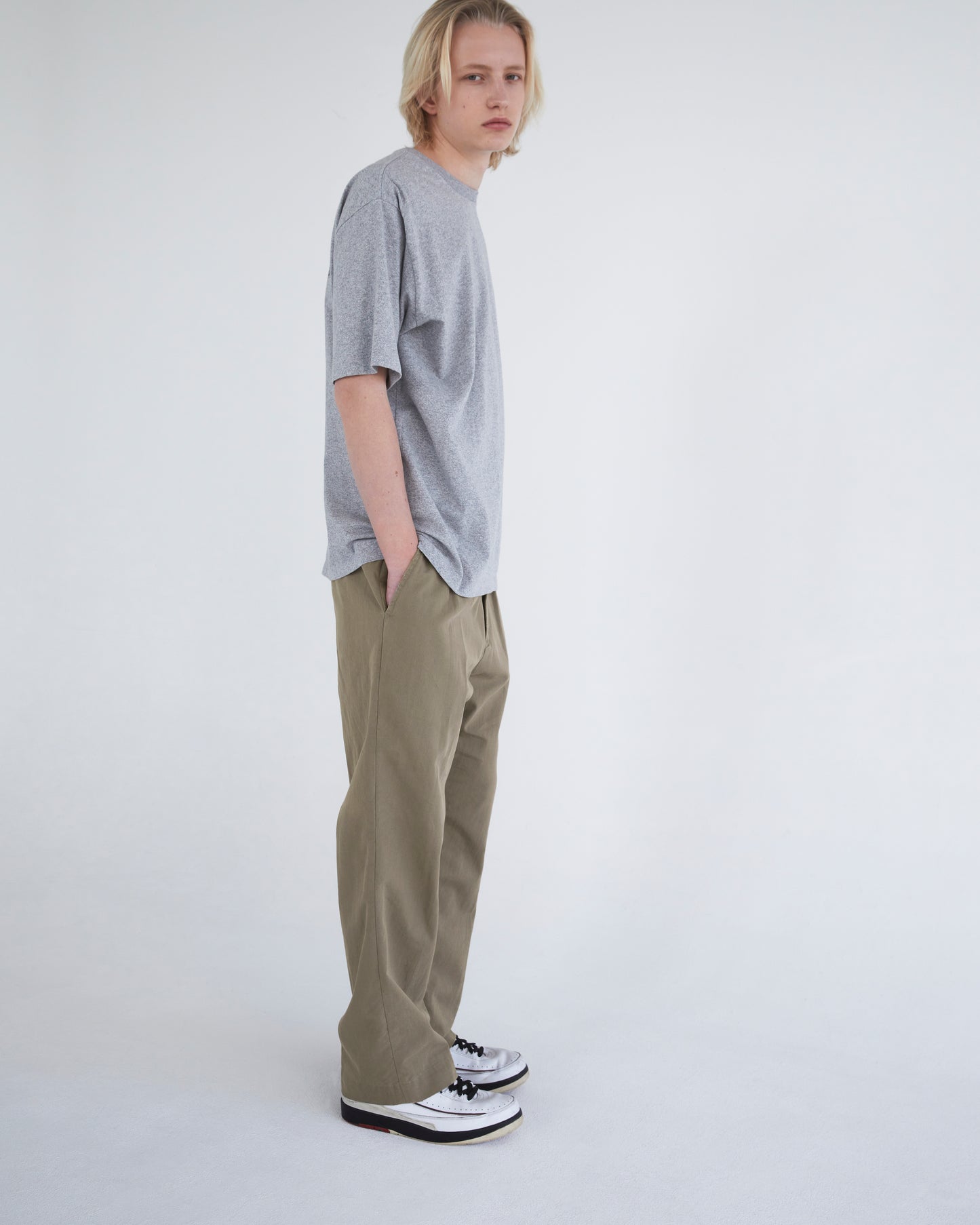 Slub Common Pant Covert Grey