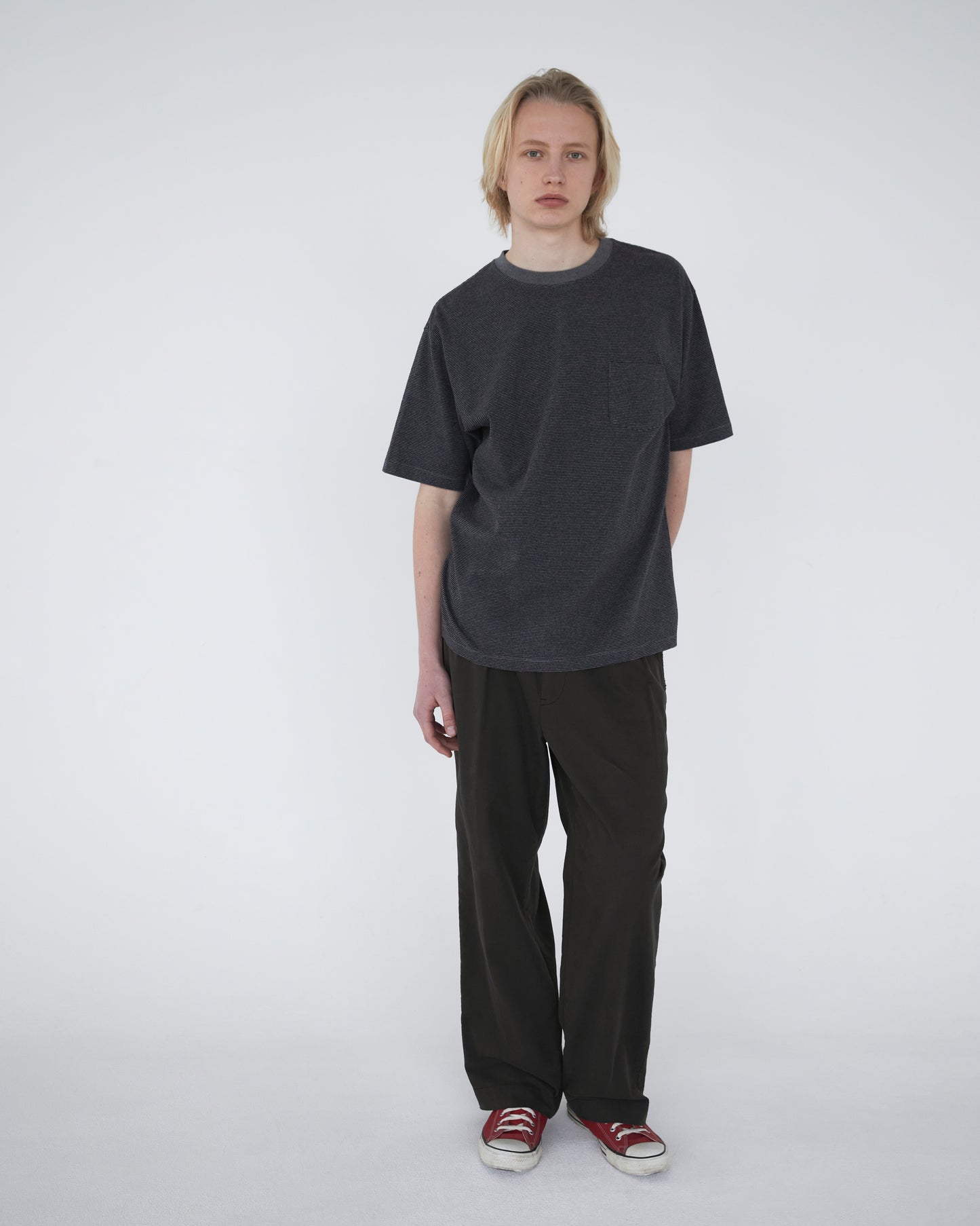 Slub Common Pant Faded Black