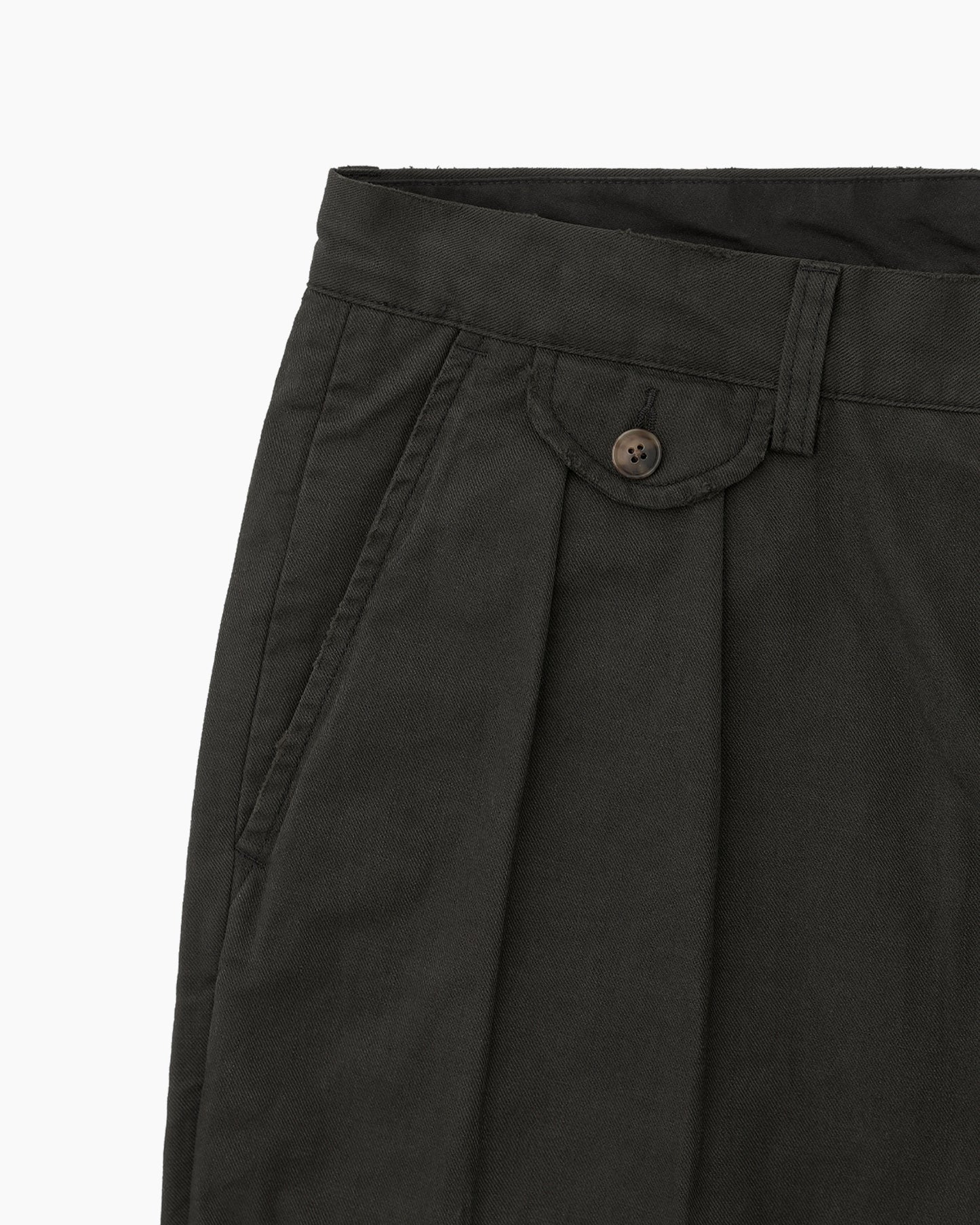 Slub Common Pant Faded Black