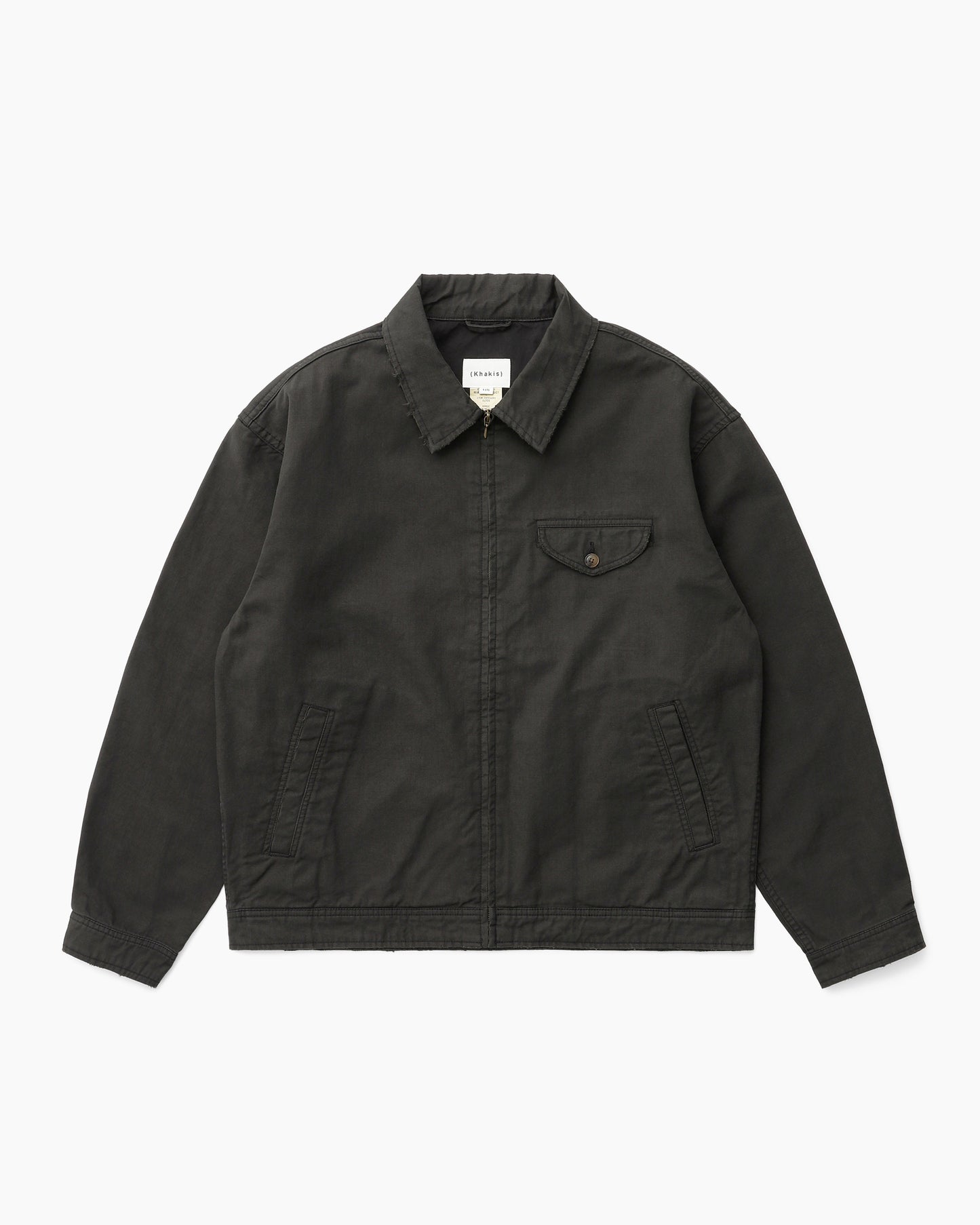 Slub Swing Jacket Faded Black