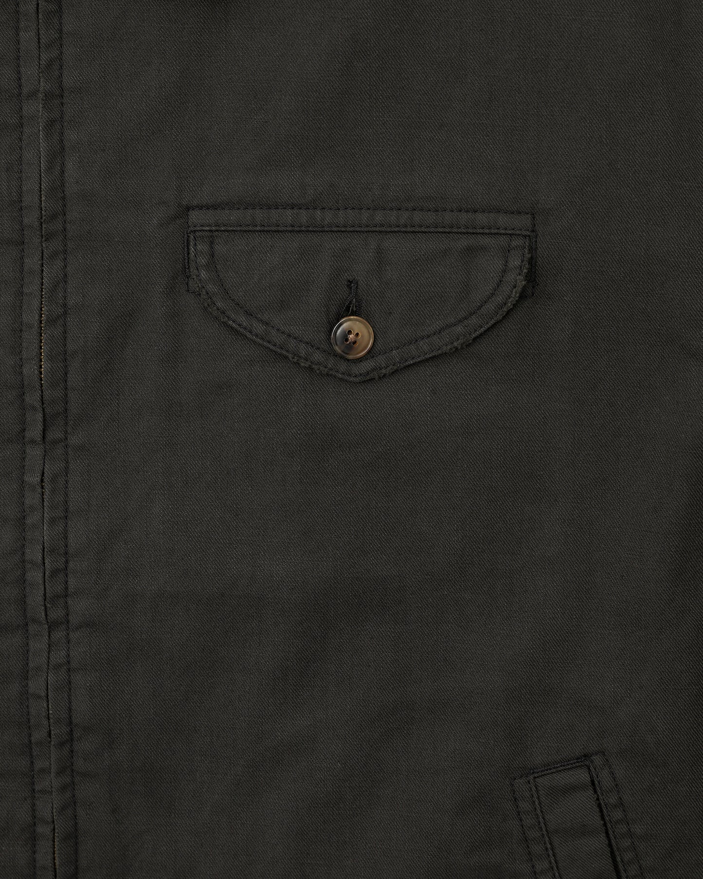 Slub Swing Jacket Faded Black