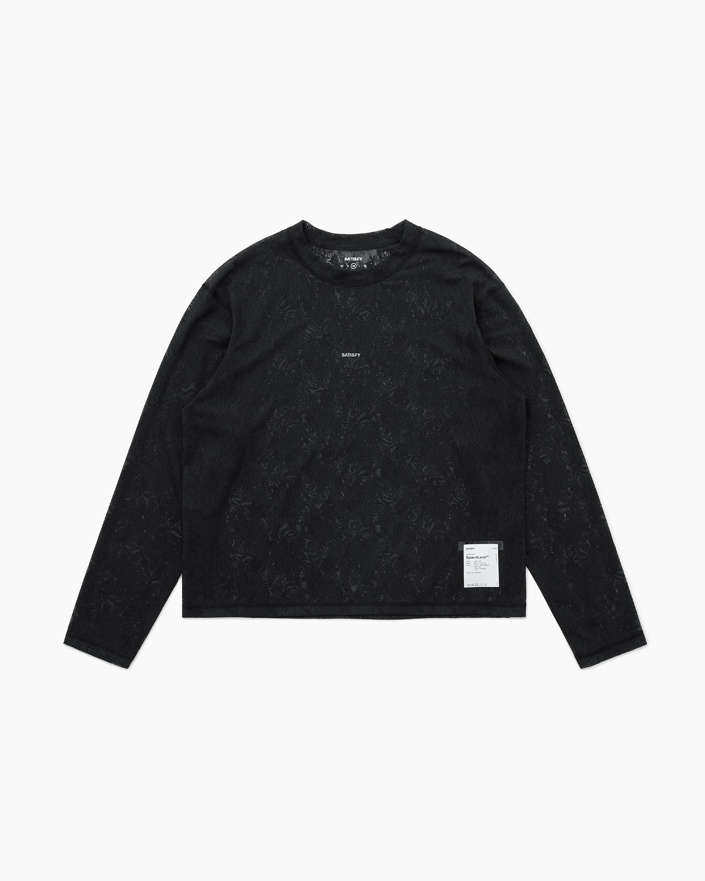 Space-Lace™ Long Tee W Black