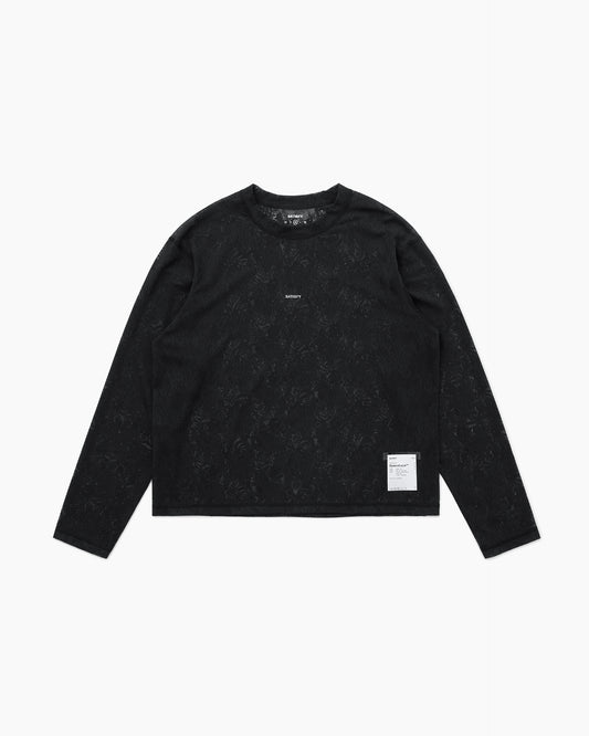 Space-Lace™ Long Tee W Black