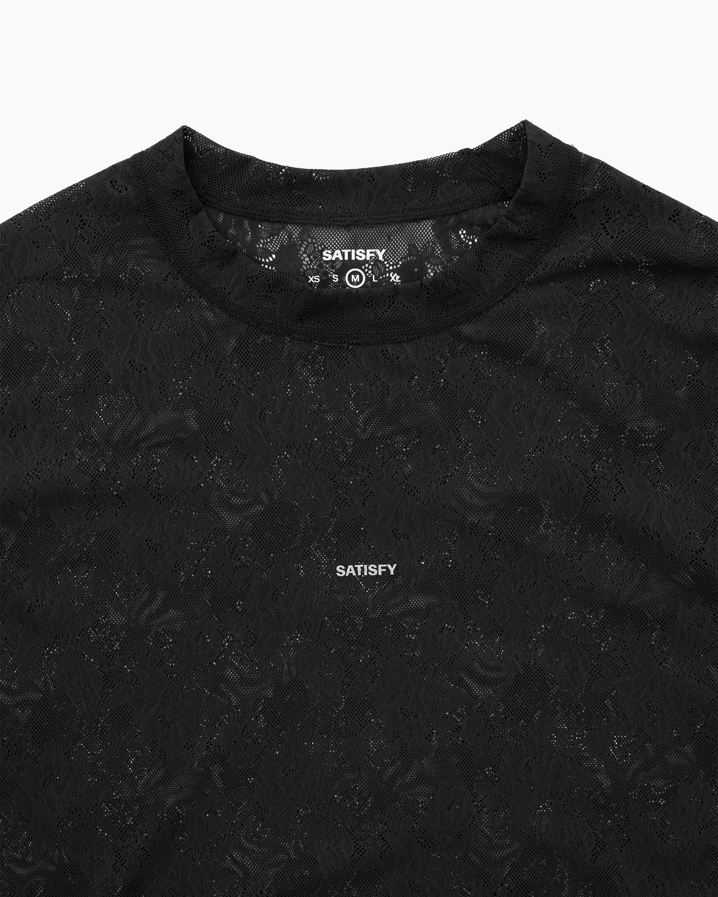 Space-Lace™ Long Tee W Black