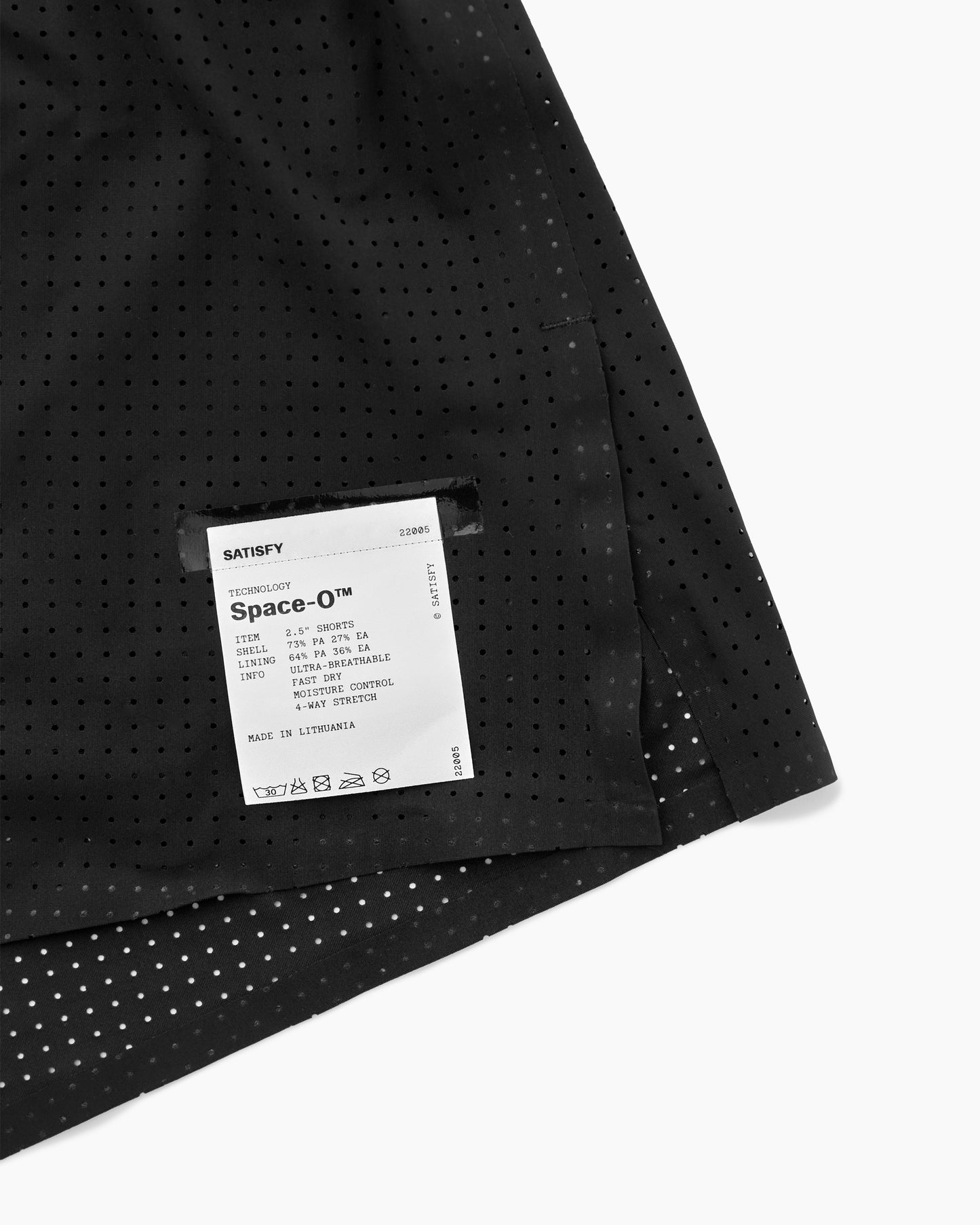 Space‑O™ 2.5" Shorts W Black