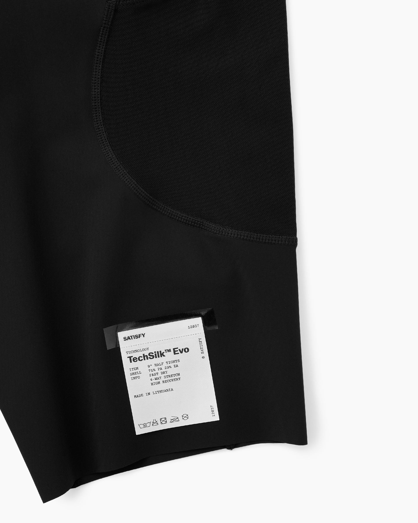 TechSilk™ Evo 9" Half Tights Black