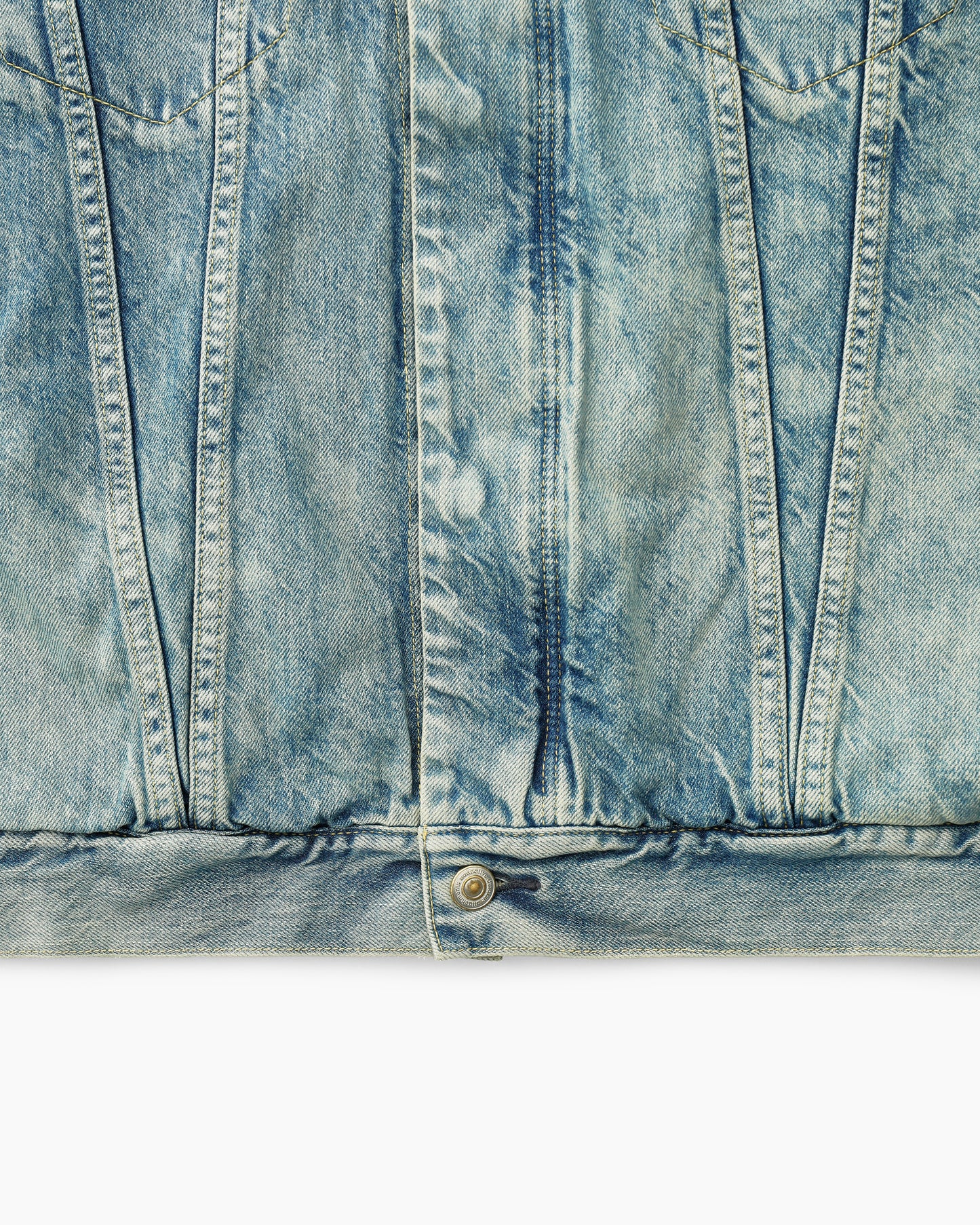 Trucker Blouson Cotton 11.5oz Denim VW Light With Windstopper® Indigo