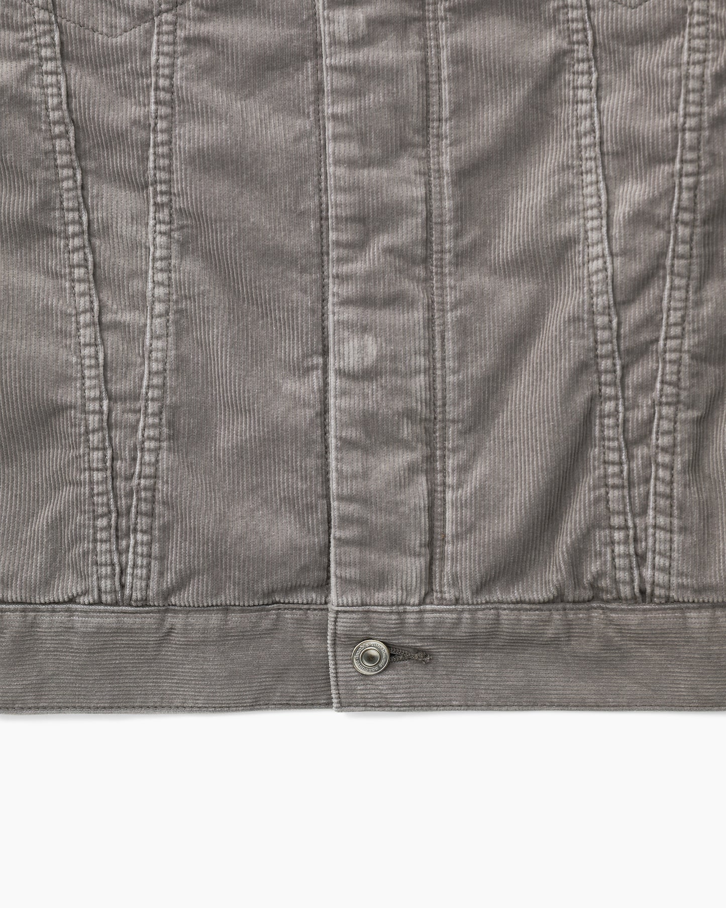 Trucker Blouson Cotton Cord Sulfur Dye With Windstopper® Gray