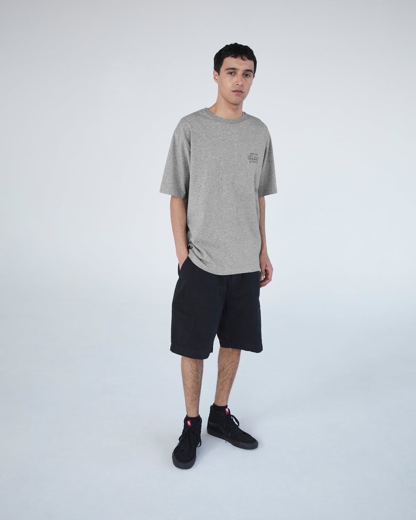 T.W Drawing S/S Tee Grey