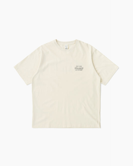 T.W Drawing S/S Tee Ivory