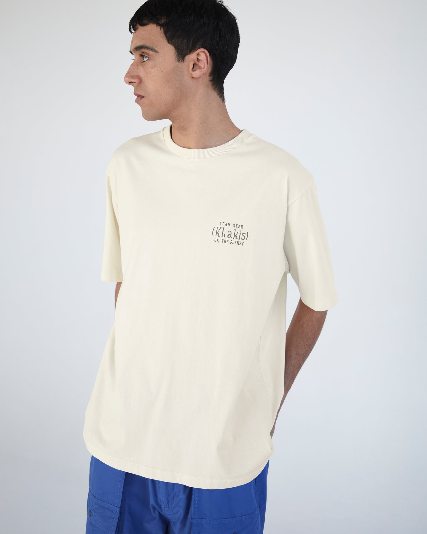 T.W Drawing S/S Tee Ivory