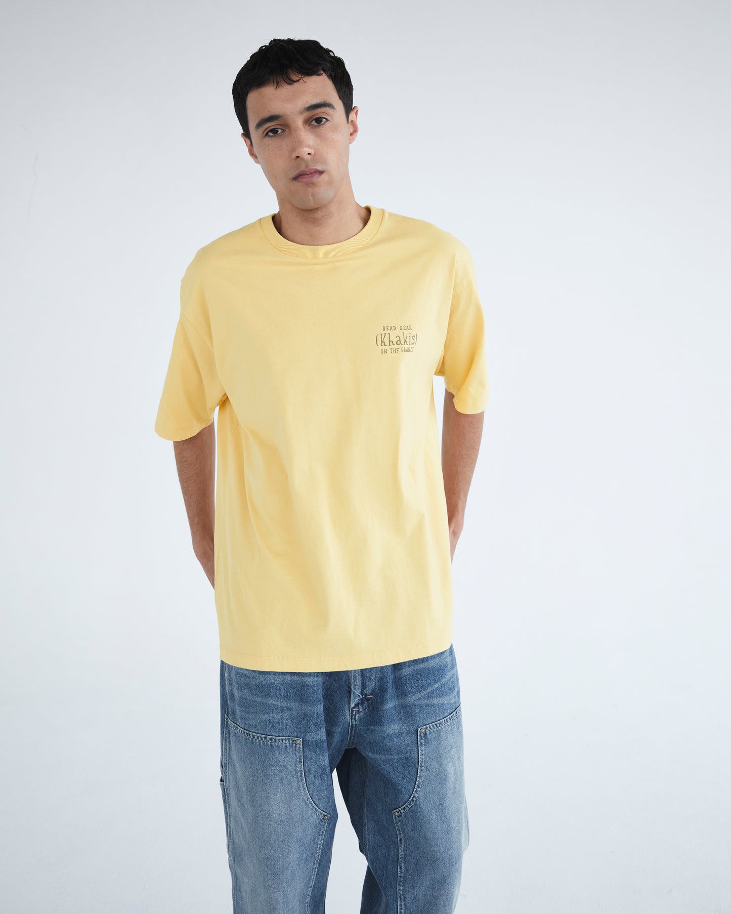 T.W Drawing S/S Tee Yellow