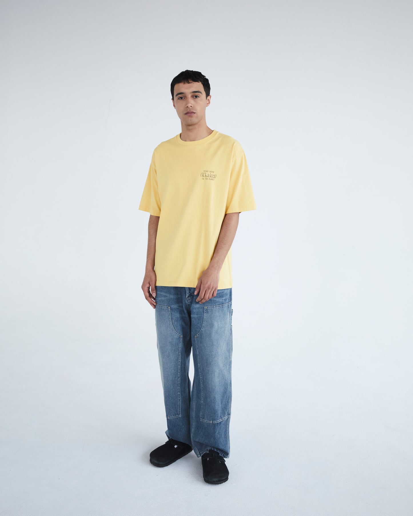 T.W Drawing S/S Tee Yellow