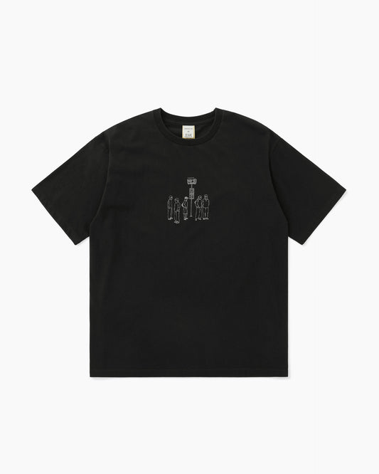 T.W Paris S/S Tee Black