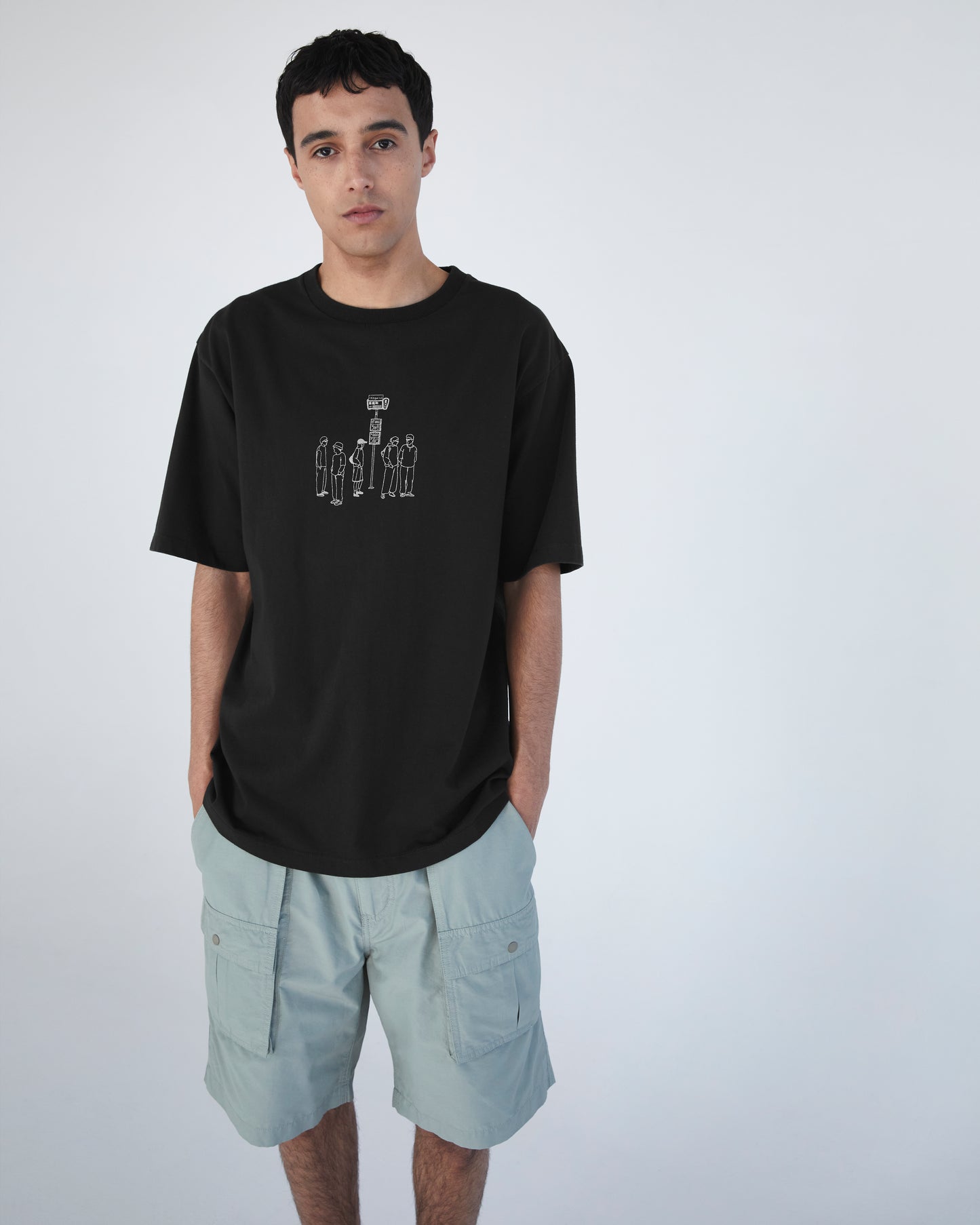 T.W Paris S/S Tee Black
