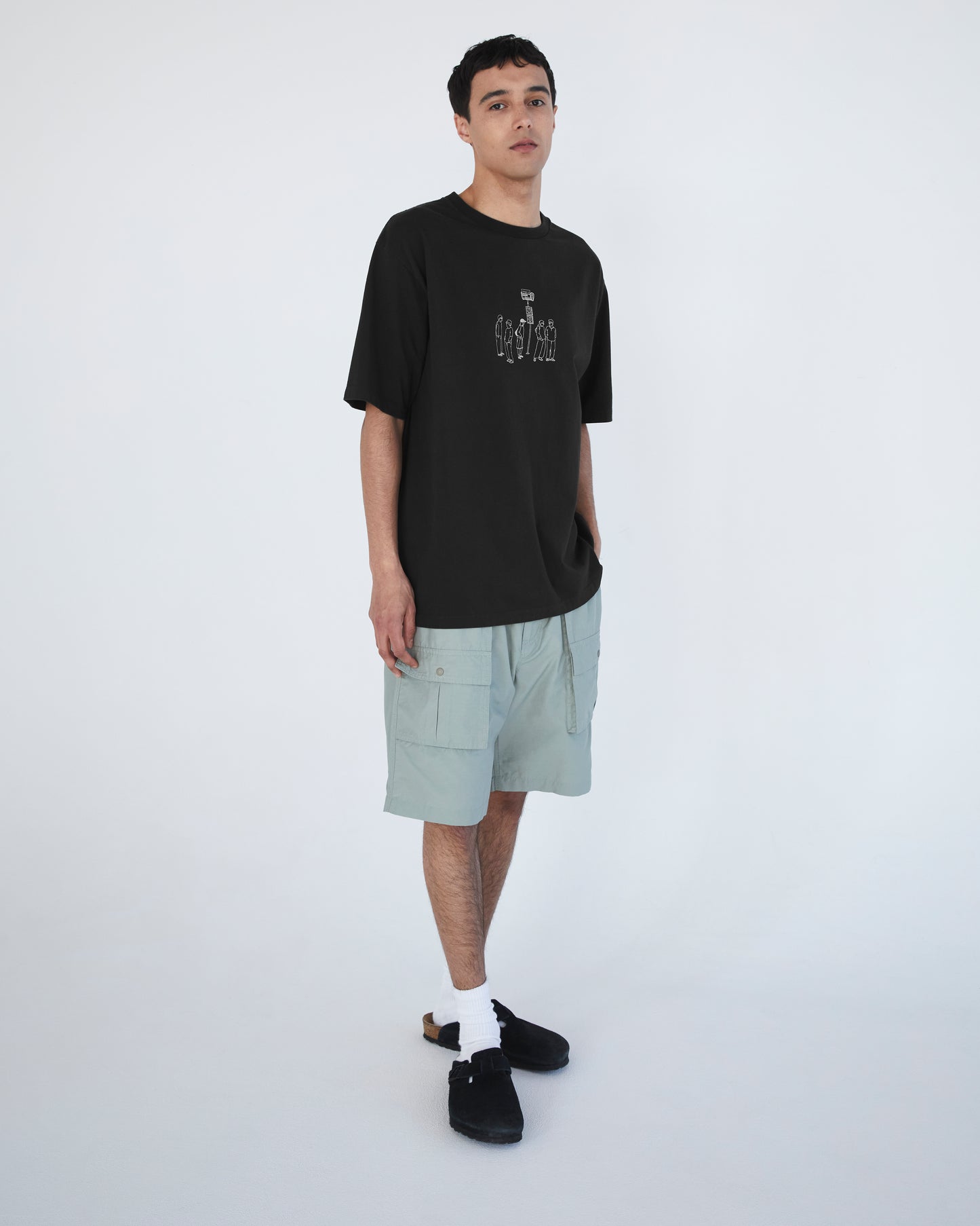 T.W Paris S/S Tee Black