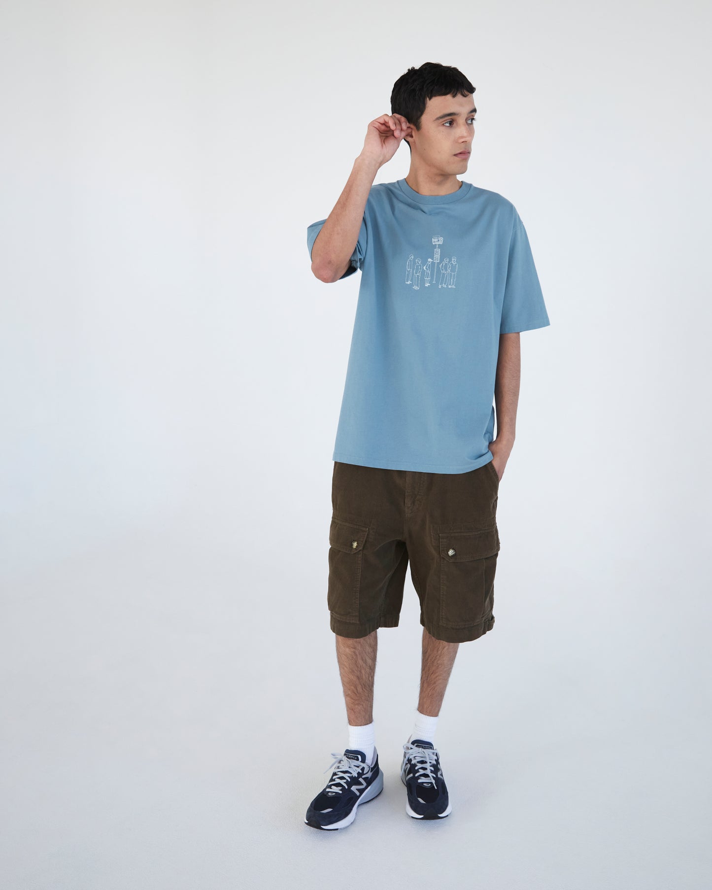 T.W Paris S/S Tee Blue