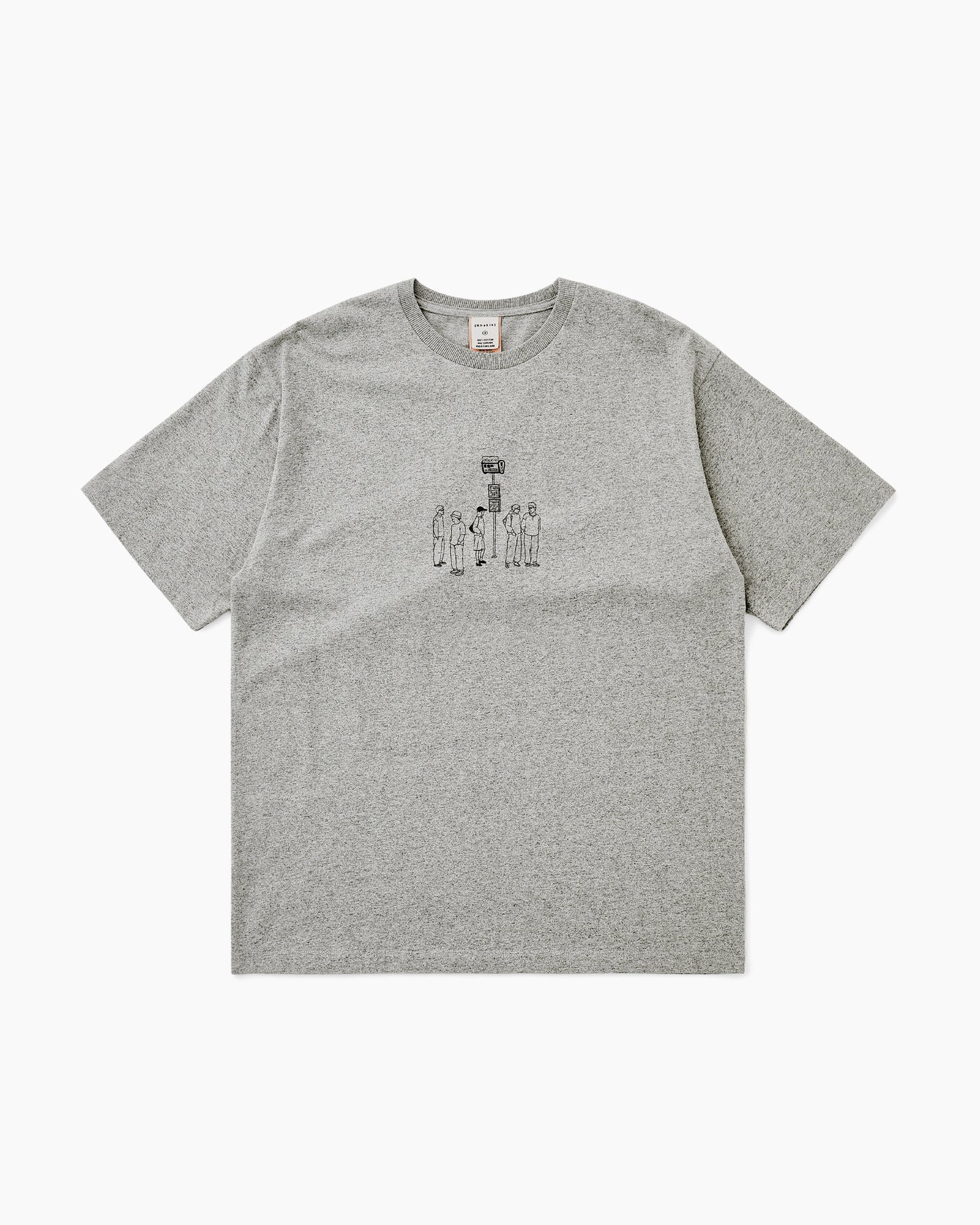 T.W Paris S/S Tee Grey