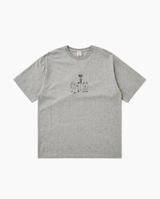 T.W Paris S/S Tee Grey
