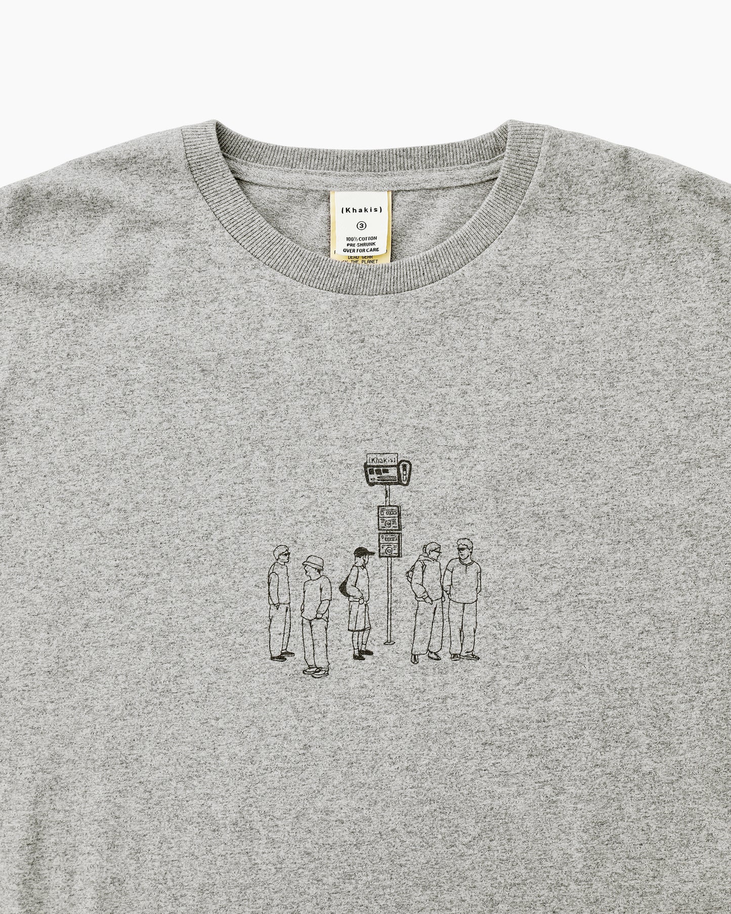 T.W Paris S/S Tee Grey