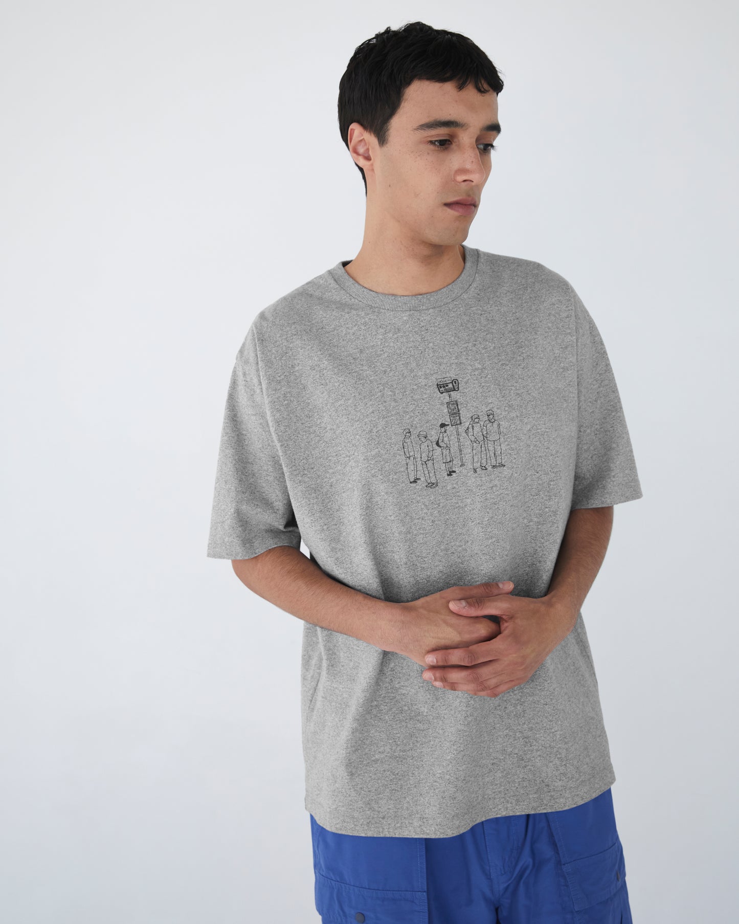T.W Paris S/S Tee Grey