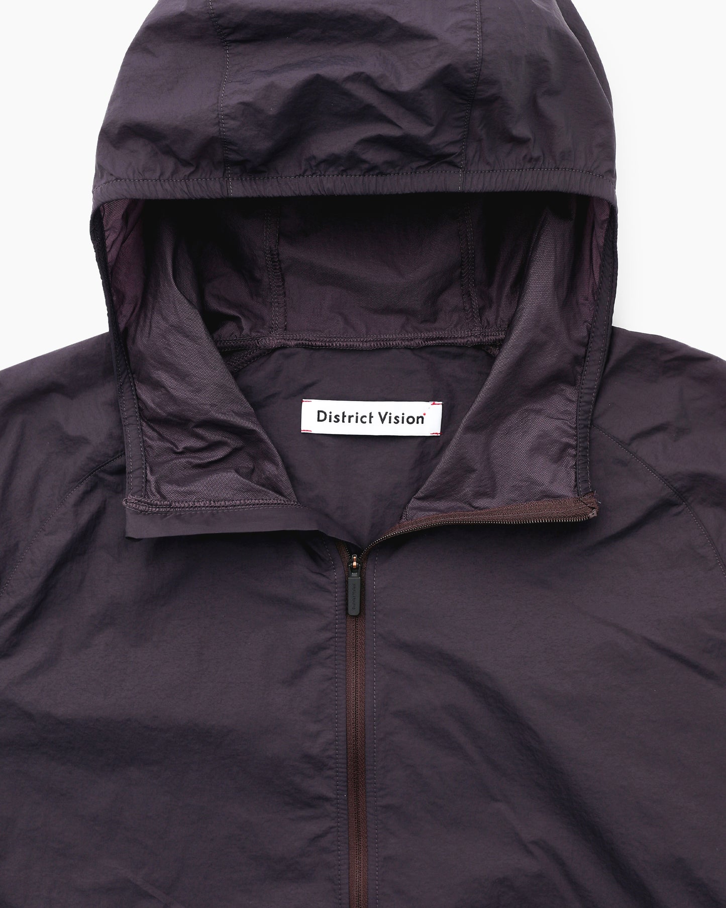 Ultralight Nylon Wind Jacket Deep Brown