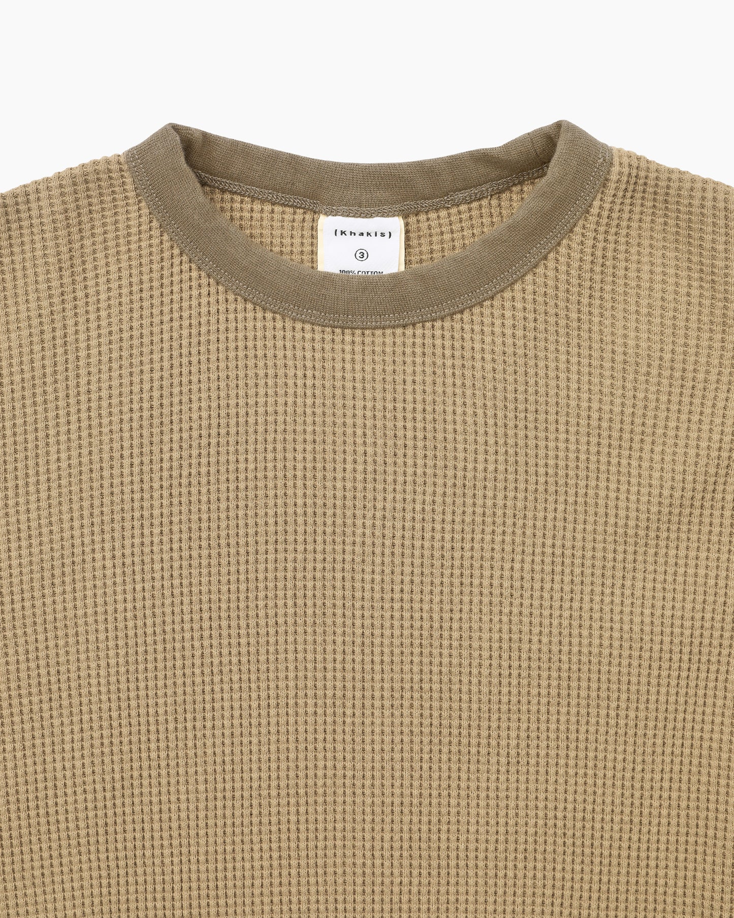 Waffle Crewneck Tan