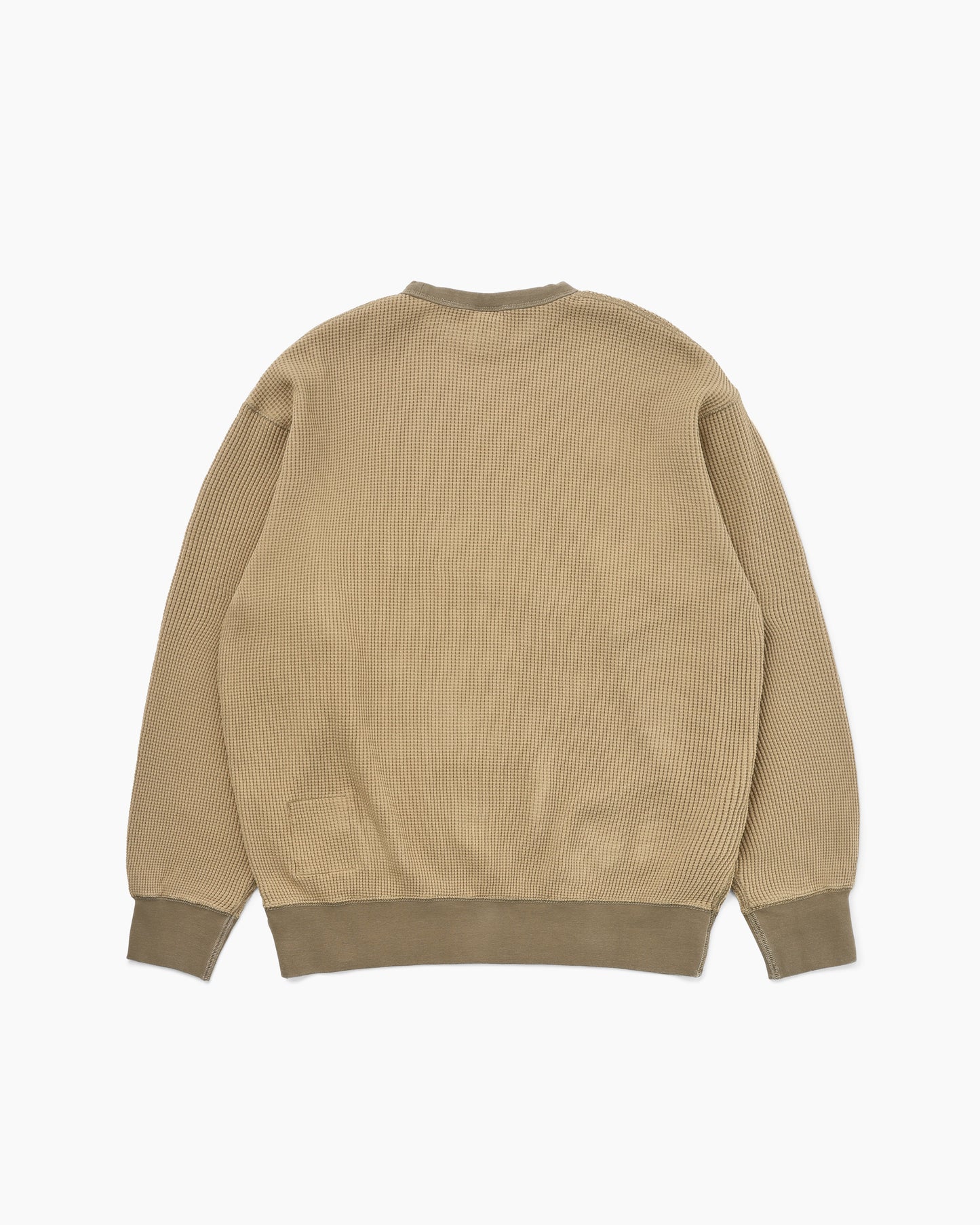 Waffle Crewneck Tan