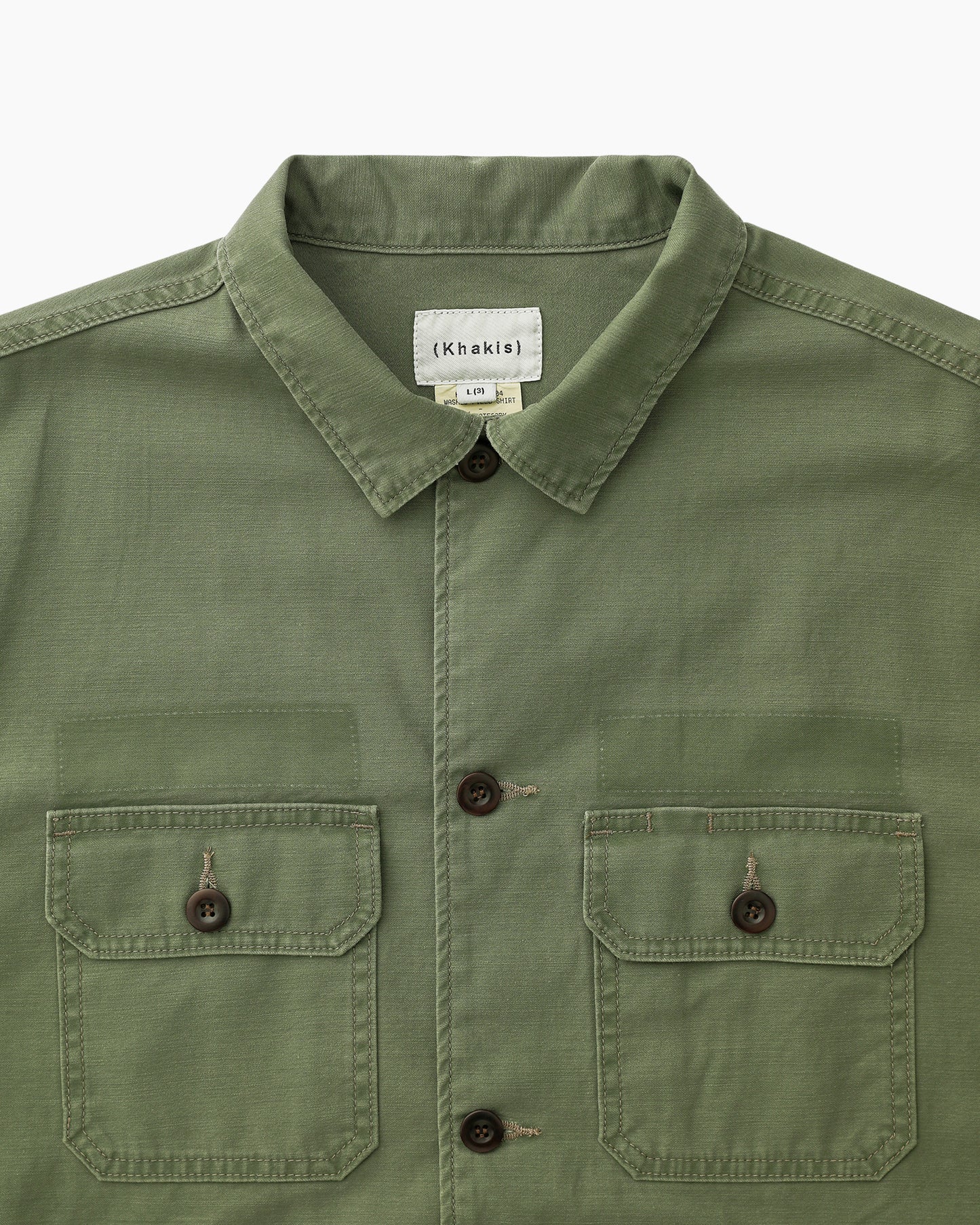 Washed Field Shirt Army Green