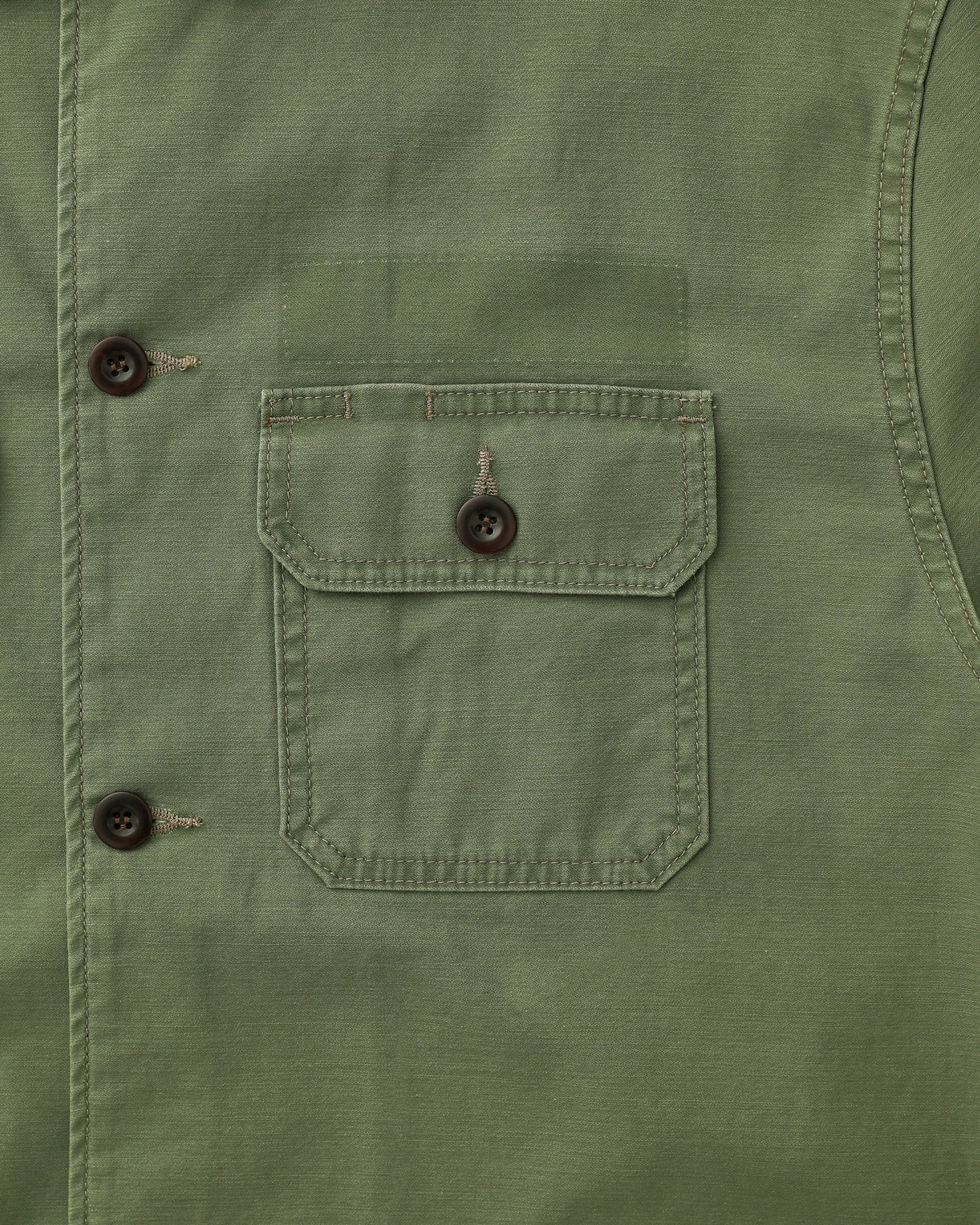 Washed Field Shirt Army Green