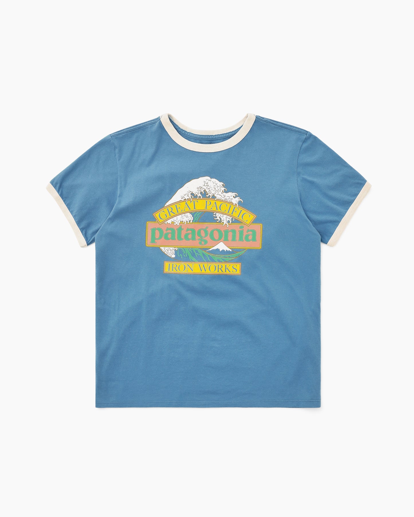 W's Great Waves Ringer Tee Shore Blue