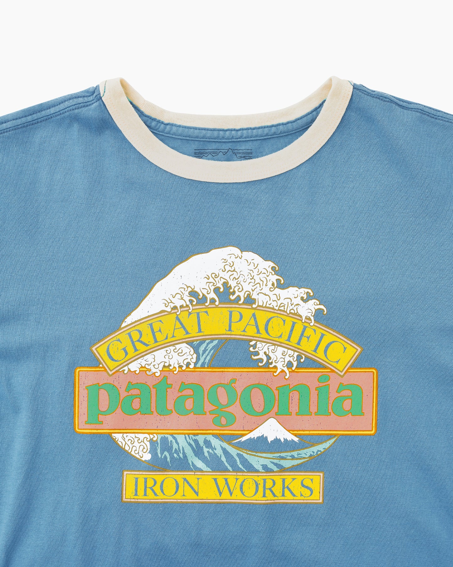 W's Great Waves Ringer Tee Shore Blue