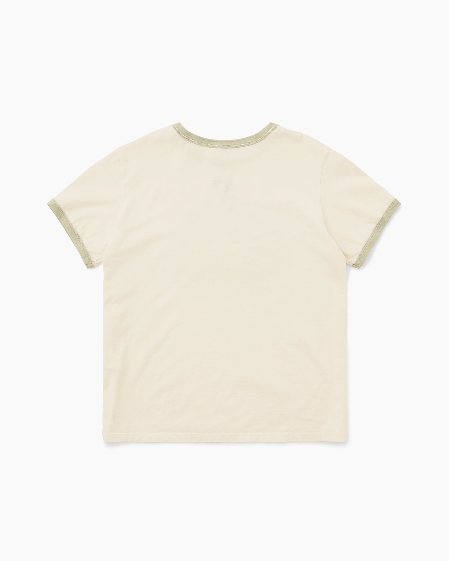 W's Great Waves Ringer Tee Undyed Natural