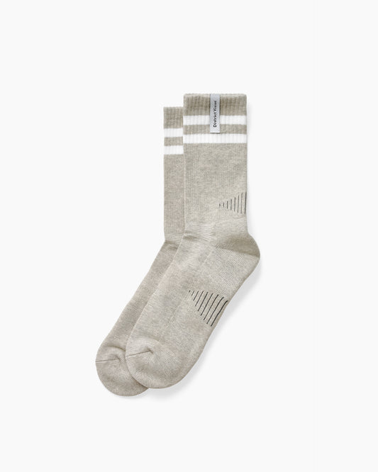 Zonal Organic Cotton Socks Heather Grey-White